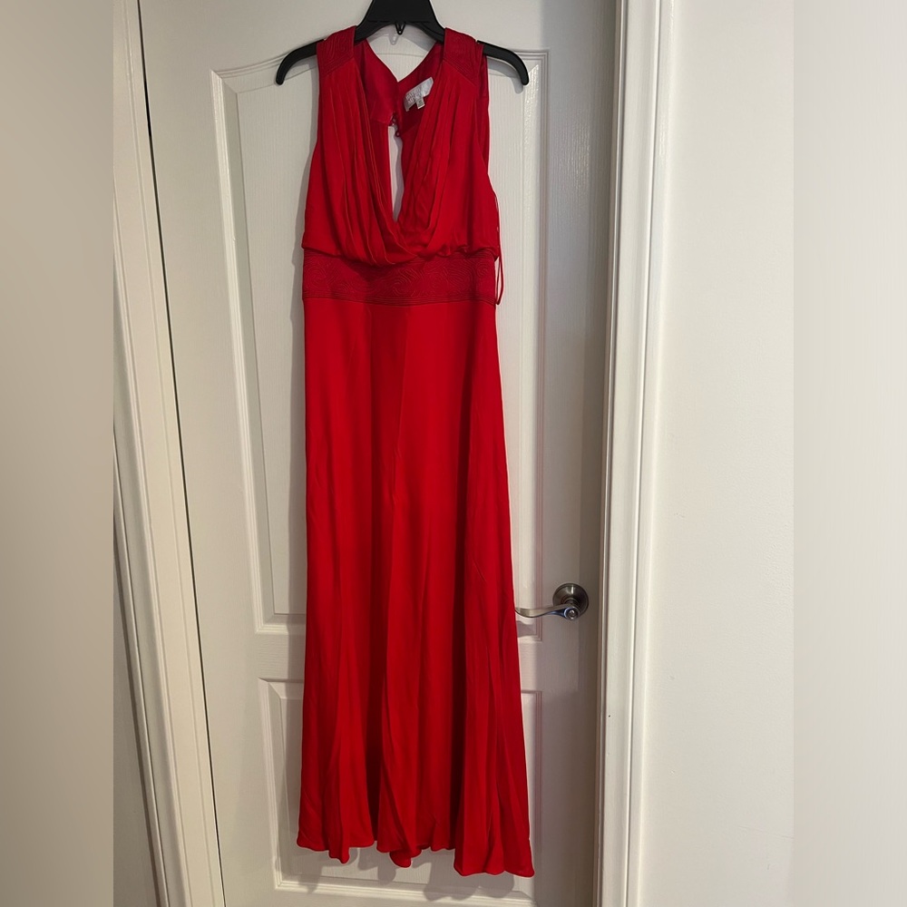 Badgley Mishka Red Gown Size 10
